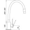 Batéria drezová s flexi ramenom, Sinks FLEXIA, lesklý chróm 4
