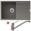 Granitový drez Sinks ULTIMA 790 Truffle + drezová batéria PRONTO GR