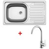 Nerezový drez Sinks CLASSIC 760 + drezová batéria PARIOLI