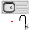 Nerezový drez Sinks CLASSIC 860 + drezová batéria YOUNG BLACK