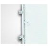 Revízne dvierka so štvorhranným zámkom, systém B1 300×300mm – RAL 9010