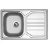 Nerezový drez Sinks OKIO 800 V, textúrovaný povrch - hrúbka 0,6mm