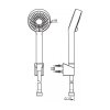 Sprchový set HANSABASICJET s 3-polohovou sprškou, hadica 1750mm