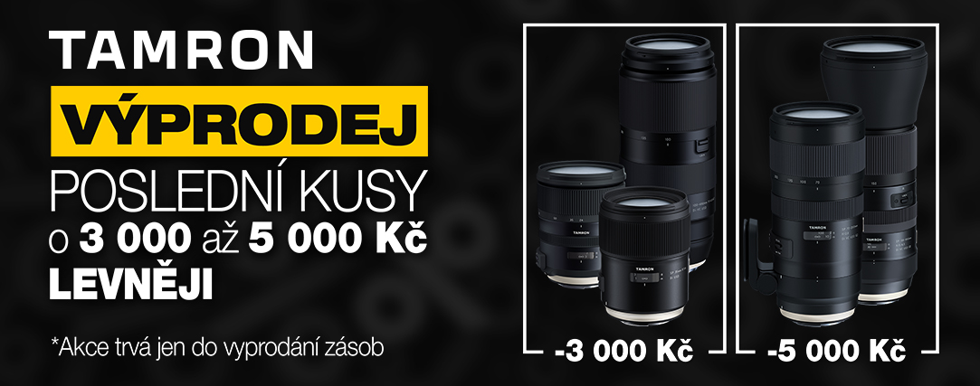 Tamron - výprodej objektivů