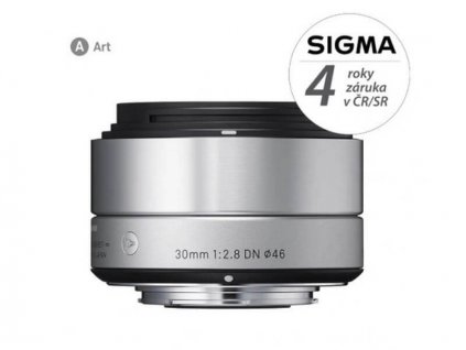 SIGMA 30mm F2.8 DN Art stříbrný pro MFT Olympus / Panasonic