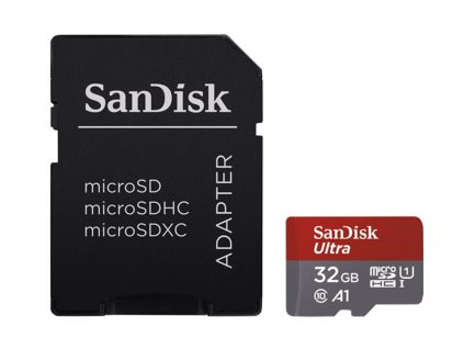 SanDisk microSDHC ULTRA 32GB + adaptér