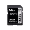 Lexar Pro SDXC 1667x UHS-II 64GB Silver     