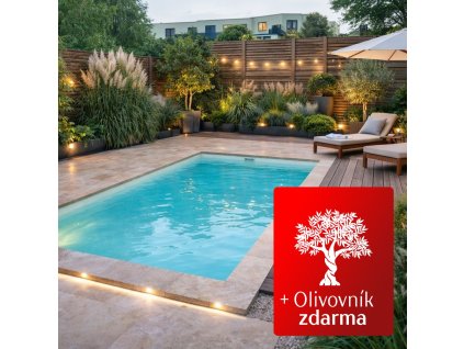 Akce travertin a olivovník