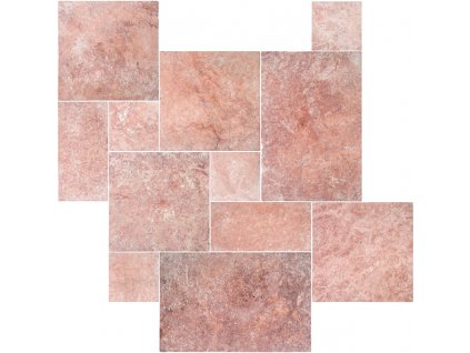 13 RED TRAVERTINE