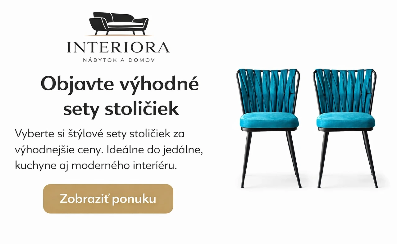 Výhodné zostavy stoličiek