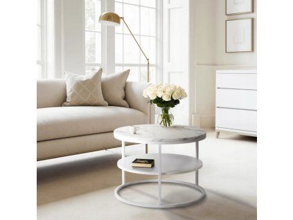 vyr 9352 stolik best bialy marmur