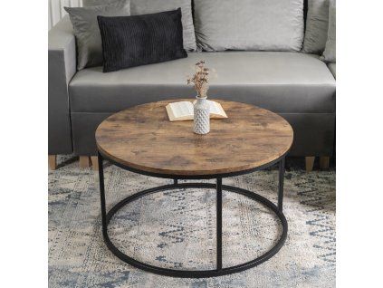 Stolík TIM MAX, rustikálny dub