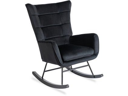 Hojdacie kreslo JACKSON, čierne