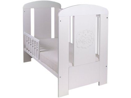 Posteľ DREWEX BEAR WHITE PREMIUM
