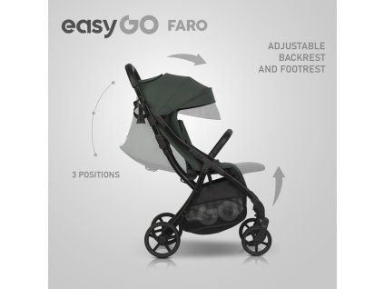Kočík EASY GO FARO SAGE GREEN