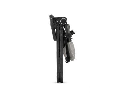 Detská detská stolička KINDERKRAFT FOLDEE SIVA