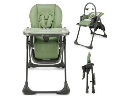 KINDERKRAFT TUMMIE zelená stolička na kŕmenie