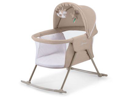 KINDERKRAFT LOVI béžová postieľka/kolíska