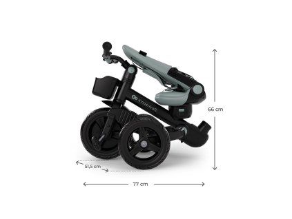 KINDERKRAFT AVEO 2 Plus zelená trojkolka