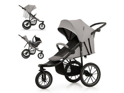 Kočík KINDERKRAFT Helsi 2 Grey