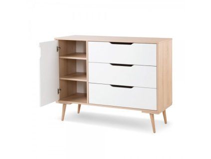 KLUPS SOFIE komoda buk-biela