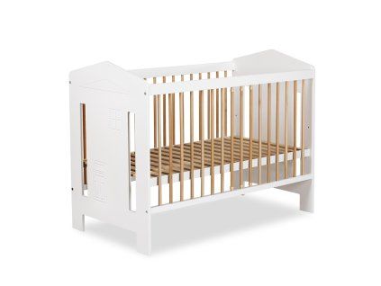 KLUPS IDA detská posteľ 120X60 bielo-buk