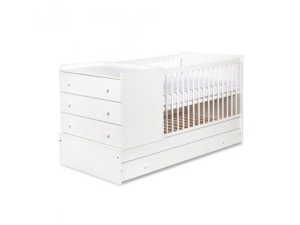 KLUPS Kompaktná posteľ biela