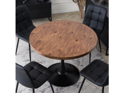 vyr 10285 stol lino 100 cm dab rustykalnyczarny 1