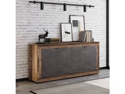 vyr 31162 komoda blago 180 cm ciemny dabgrafit