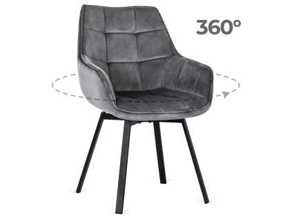 23530 5 otocna stolicka luna sive velurova
