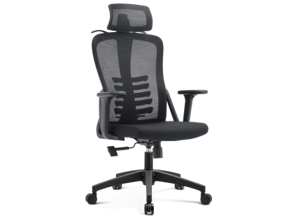 23812 otocne kreslo juliet ergonomicka cierna