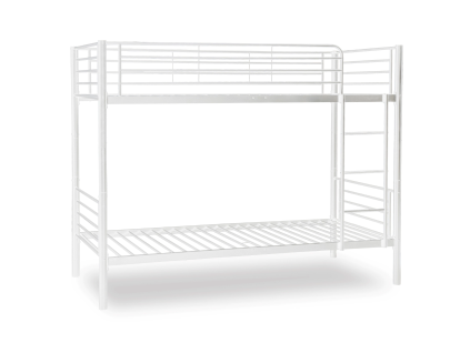 25006 postel pietrowe rodez 90x200 dla dzieci biela
