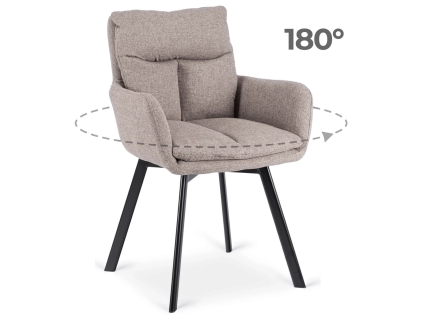 25783 otocna stolicka cortado hnede