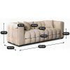vyrp14 24235sofa moderno 3s trzyosobowa kremowa