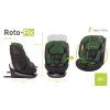 4BABY autosedačka ROTO-FIX 40-150 cm tmavozelená I-Size