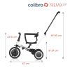 Detský bicykel COLIBRO 6 v 1 TREMIXUP ROSE
