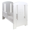 Posteľ DREWEX BEAR WHITE COMFORT so zásuvkou