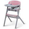 KINDERKRAFT LIVY ASTER PINK stolička na kŕmenie