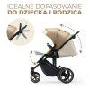 KINDERKRAFT 3v1 multifunkčný kočík PRIME 2 mink pro sandrose béžová