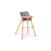 Vysoká stolička LIONELO Koen Pink Rose