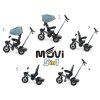 MILLY MALLY 2489 Movi modrá 5-v-1 trojkolka