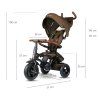 MILLY MALLY 6299 Qplay Trojkolka Rito Deluxe Rubber Brown