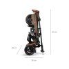 MILLY MALLY 6299 Qplay Trojkolka Rito Deluxe Rubber Brown