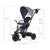 Trojkolka MILLY MALLY Qplay Elite Platinum Grey
