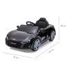 Detské elektrické autíčko MILLY MALLY 5728  Audi R8 Spyder Black