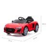 Detské elektrické autíčko MILLY MALLY 5734  Audi R8 Spyder Red