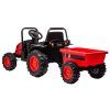 Detské elektrické autíčko MILLY MALLY 5741  Traktor z przyczepą Farmer Red