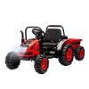 Detské elektrické autíčko MILLY MALLY 5741  Traktor z przyczepą Farmer Red