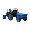 Detské elektrické autíčko MILLY MALLY 5742  Traktor z przyczepą Farmer Blue