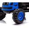 Detské elektrické autíčko MILLY MALLY 5742  Traktor z przyczepą Farmer Blue